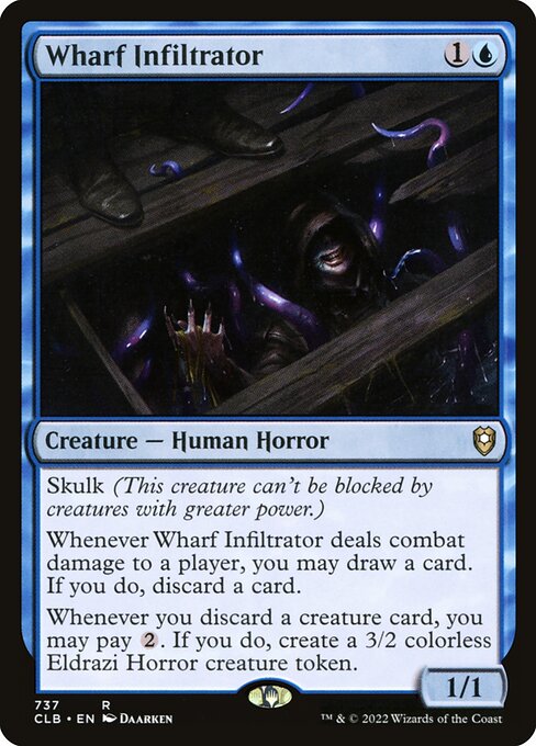 Wharf Infiltrator (737) [Commander Legends: Battle for Baldur's Gate]