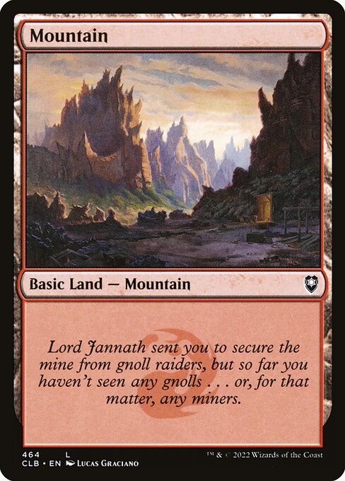 Mountain (464) [Commander Legends: Battle for Baldur's Gate]