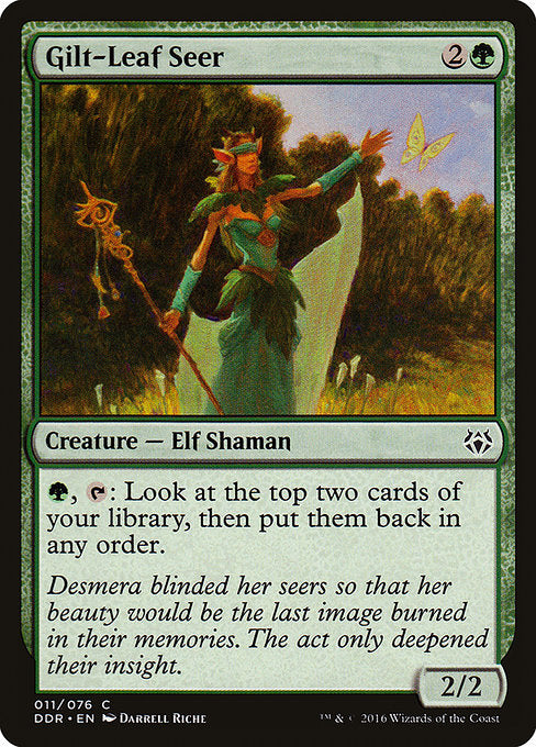 Gilt-Leaf Seer (11) [Duel Decks: Nissa vs. Ob Nixilis]