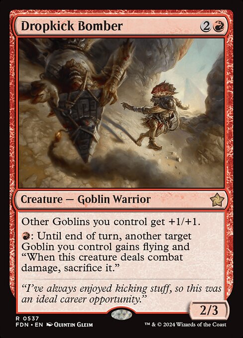 Dropkick Bomber (537) [Foundations]