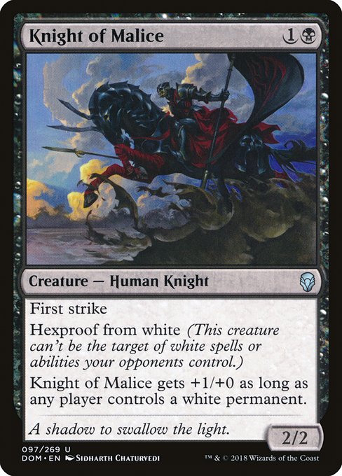 Knight of Malice (97) [Dominaria]