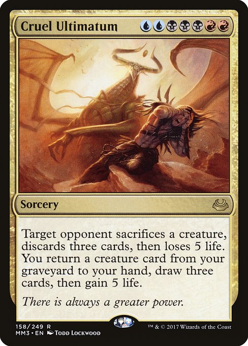 Cruel Ultimatum (158) [Modern Masters 2017]