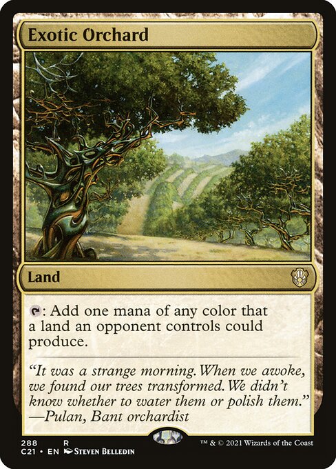 Exotic Orchard (288) [Commander 2021]