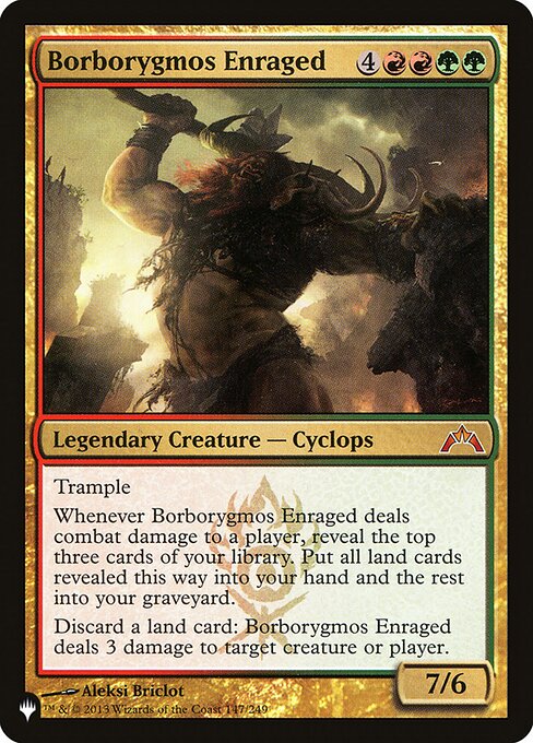 Borborygmos Enraged (GTC-147) [The List]
