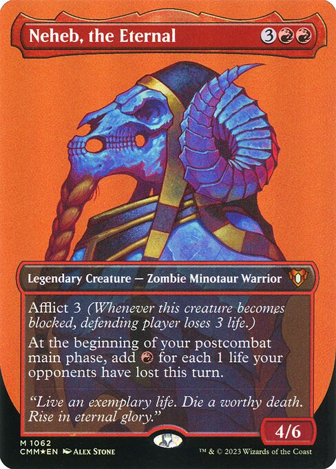 Neheb, the Eternal (1062) [Commander Masters] [Borderless]