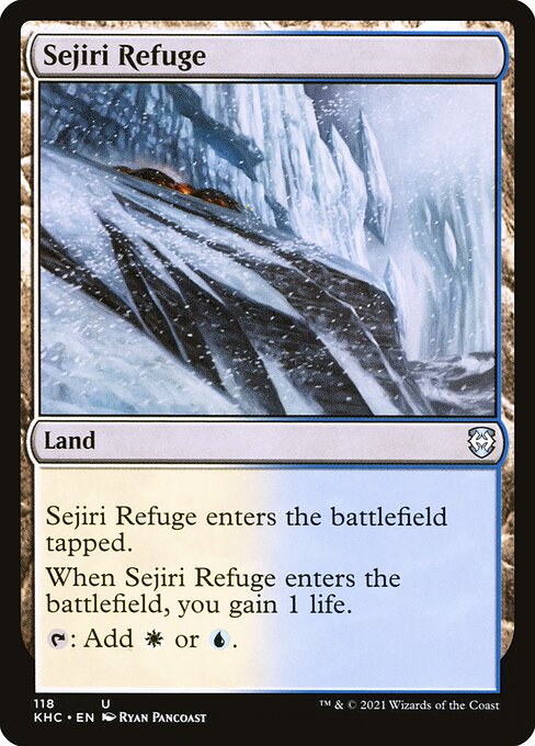 Sejiri Refuge (118) [Kaldheim Commander]