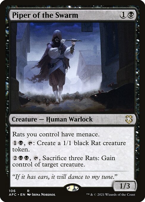 Piper of the Swarm (106) [Forgotten Realms Commander]