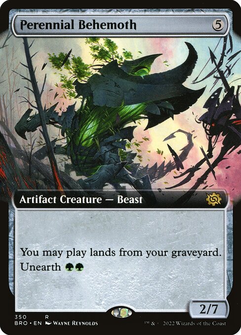 Perennial Behemoth (350) [The Brothers' War] [Extended Art]