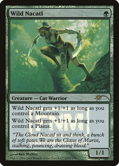 Wild Nacatl (12) [Friday Night Magic 2010]
