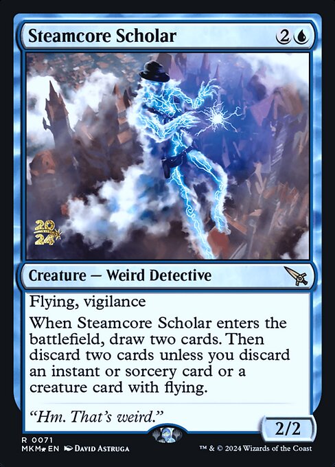 Steamcore Scholar (71s) [Murders at Karlov Manor Promos]