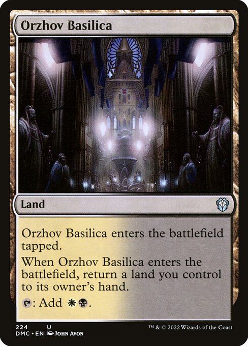 Orzhov Basilica (224) [Dominaria United Commander]