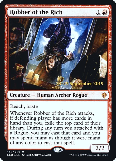 Robber of the Rich (138s) [Throne of Eldraine Promos]
