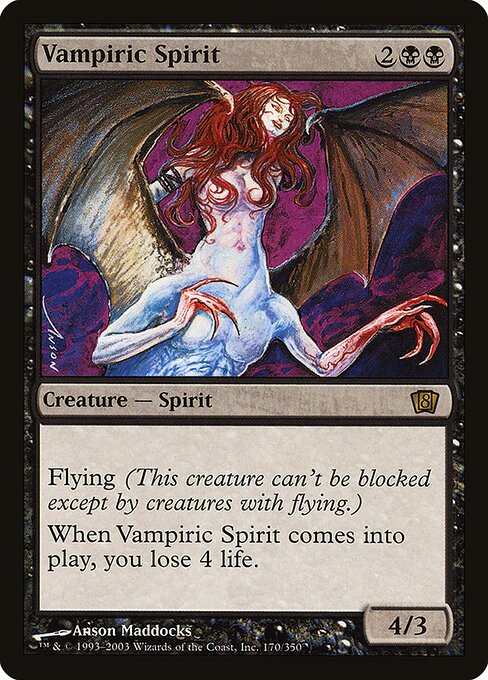 Vampiric Spirit (170★) [Eighth Edition]