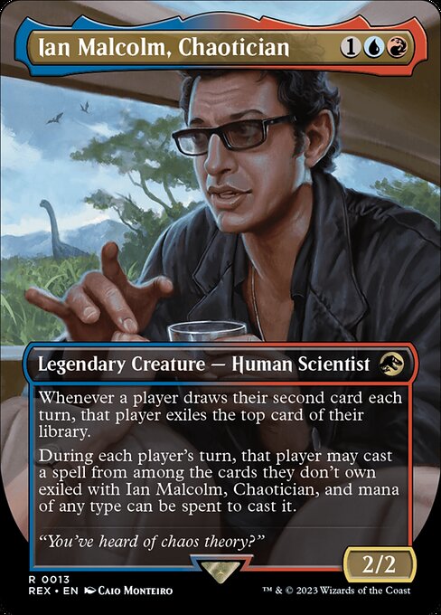 Ian Malcolm, Chaotician (13) [Jurassic World Collection] [Borderless]