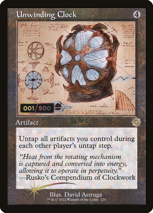 Unwinding Clock (124z) [The Brothers' War Retro Artifacts]