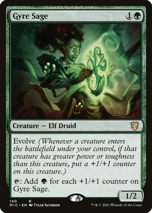 Gyre Sage (140) [Midnight Hunt Commander]