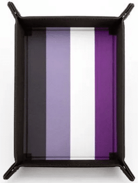 Asexual Pride Fold Up Dice Tray image 0