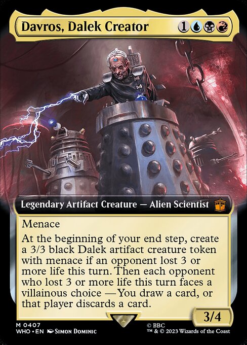 Davros, Dalek Creator (407) [Doctor Who] [Extended Art]