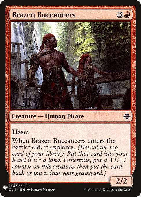 Brazen Buccaneers (XLN-134) [The List]