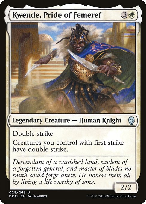 Kwende, Pride of Femeref (25) [Dominaria]