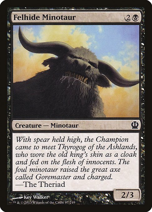 Felhide Minotaur (87) [Theros]