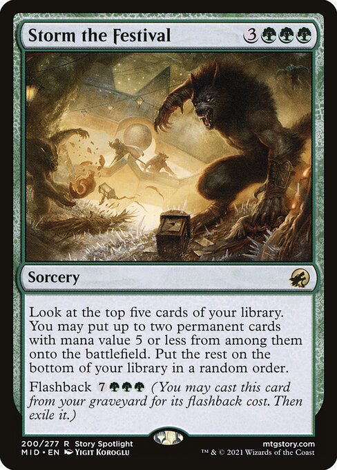 Storm the Festival (200) [Innistrad: Midnight Hunt]