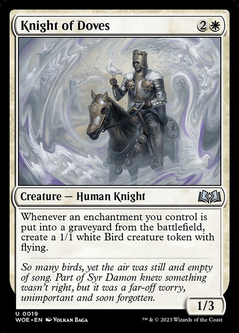 Knight of Doves (19) [Wilds of Eldraine]
