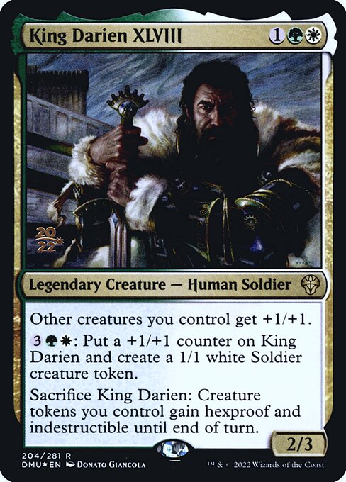 King Darien XLVIII (204s) [Dominaria United Promos]