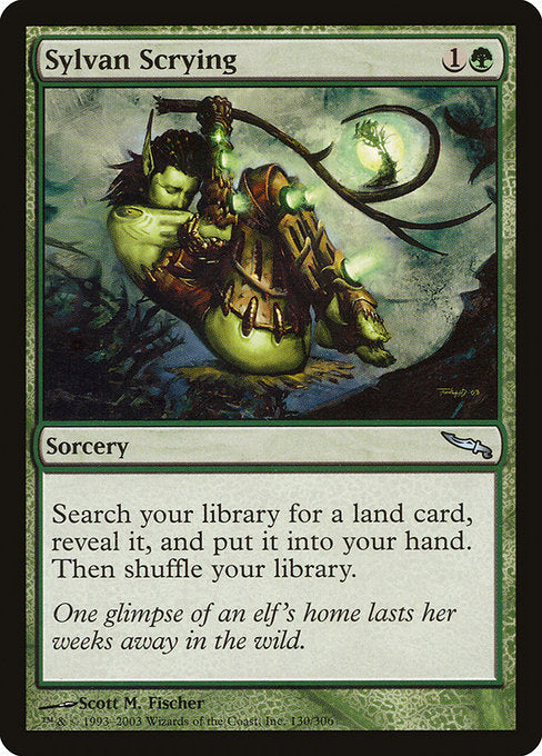 Sylvan Scrying (130) [Mirrodin]