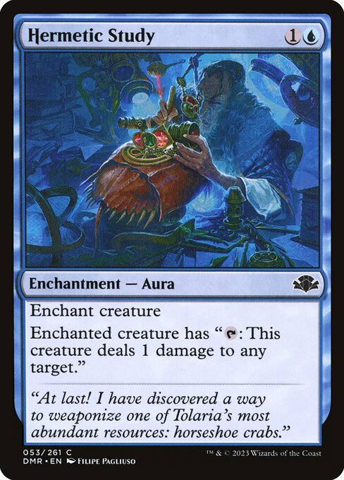 Hermetic Study (53) [Dominaria Remastered]