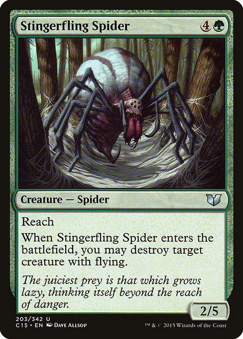 Stingerfling Spider (203) [Commander 2015]