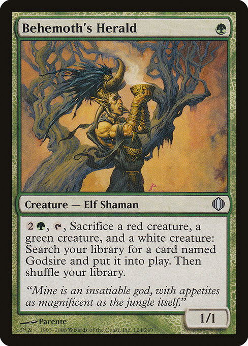 Behemoth's Herald (124) [Shards of Alara]