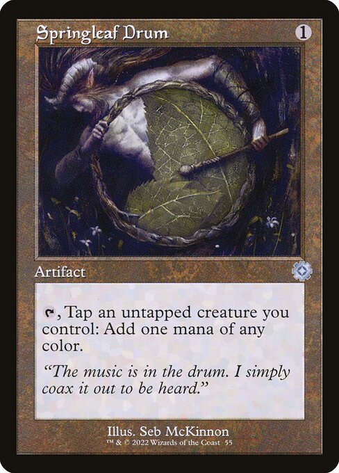 Springleaf Drum (55) [The Brothers' War Retro Artifacts]