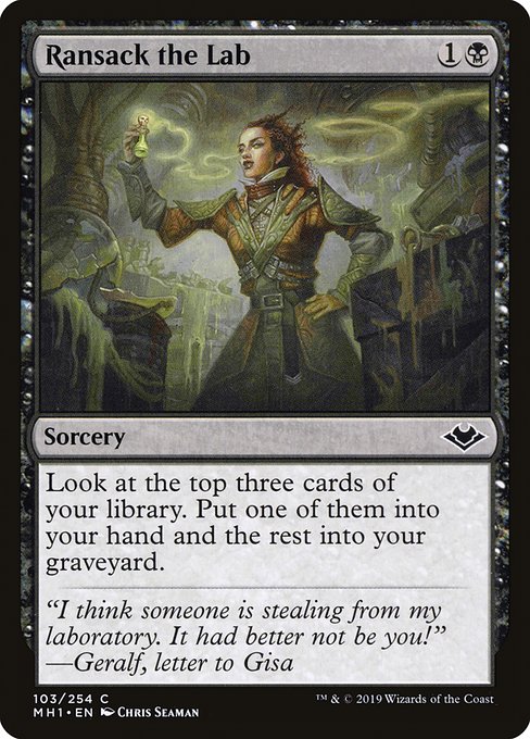 Ransack the Lab (103) [Modern Horizons]