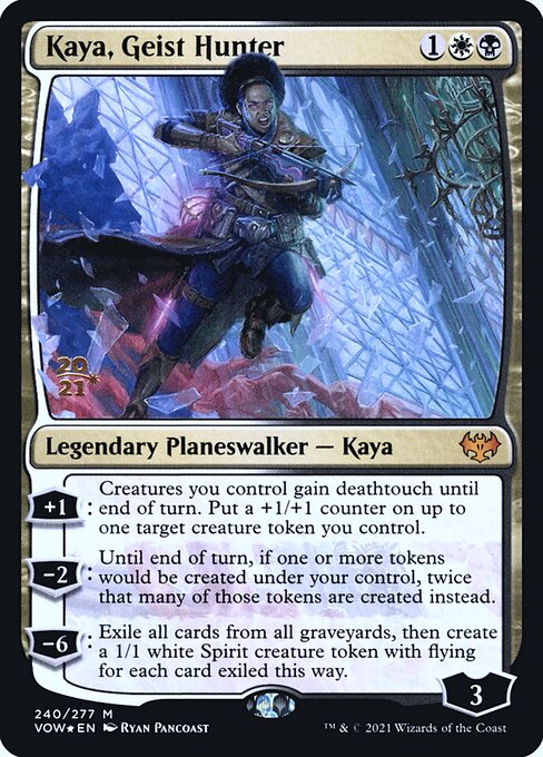 Kaya, Geist Hunter (240s) [Innistrad: Crimson Vow Promos]