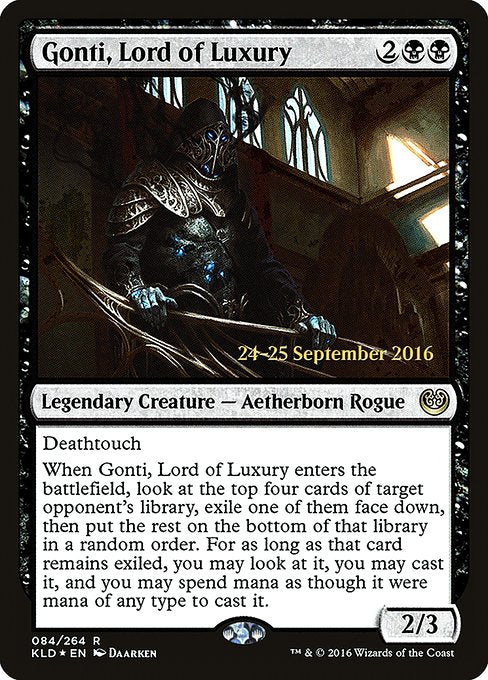 Gonti, Lord of Luxury (84s) [Kaladesh Promos]