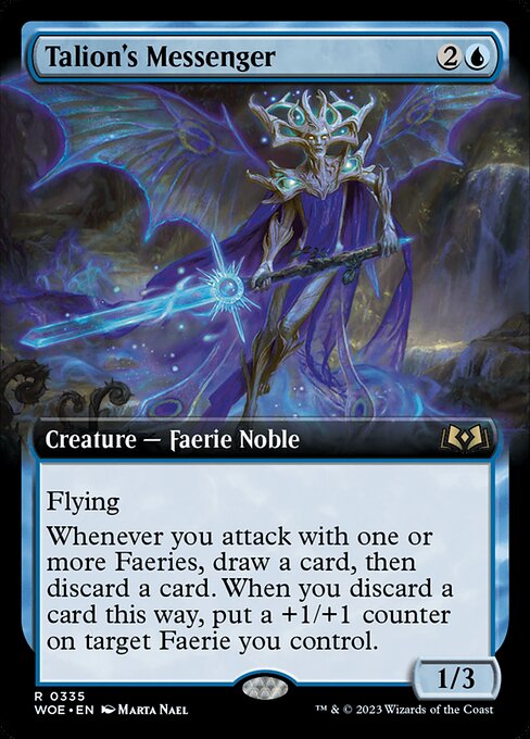 Talion's Messenger (335) [Wilds of Eldraine] [Extended Art]