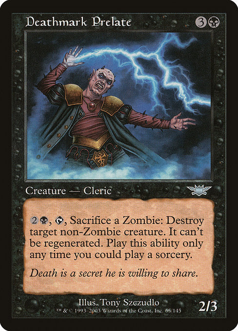 Deathmark Prelate (65) [Legions]