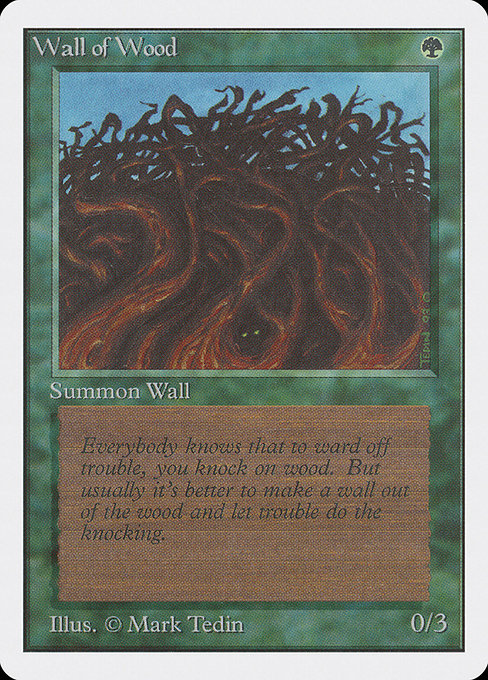 Wall of Wood (226) [Unlimited Edition]