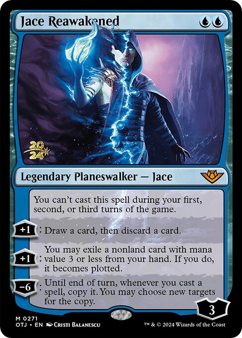 Jace Reawakened (271s) [Outlaws of Thunder Junction Promos]