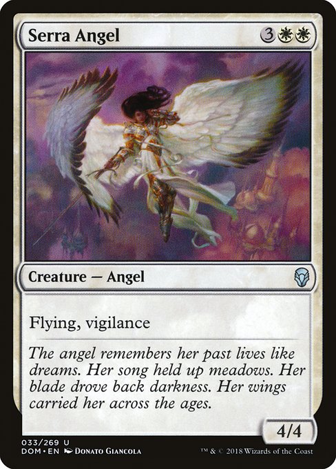 Serra Angel (33) [Dominaria]