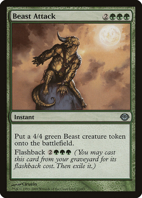 Beast Attack (23) [Duel Decks: Garruk vs. Liliana]