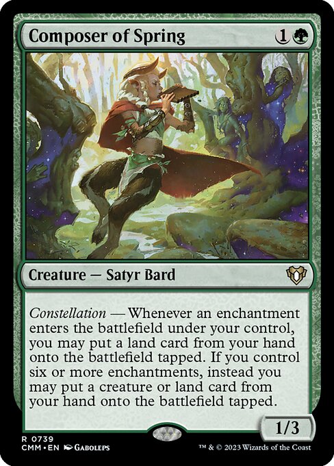 Composer of Spring (739) [Commander Masters]