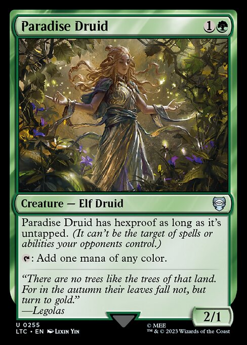 Paradise Druid (255) [Tales of Middle-earth Commander]