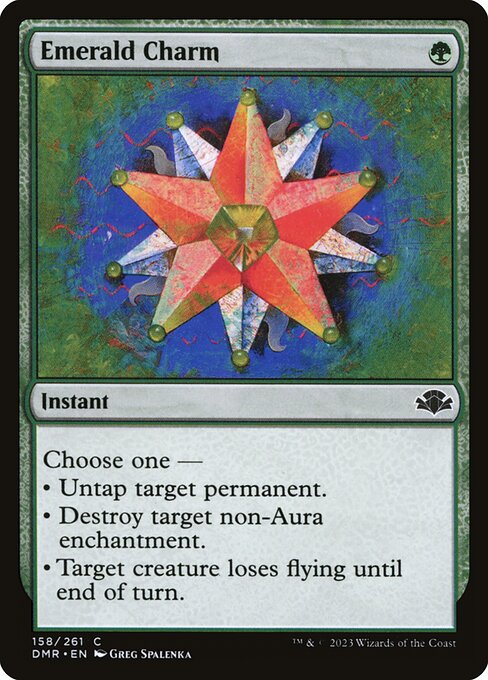 Emerald Charm (158) [Dominaria Remastered]