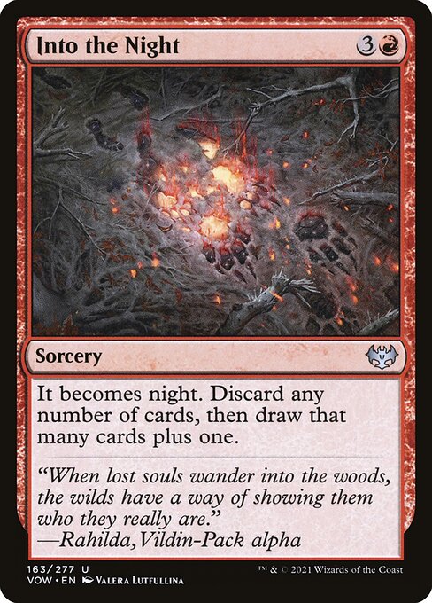 Into the Night (163) [Innistrad: Crimson Vow]