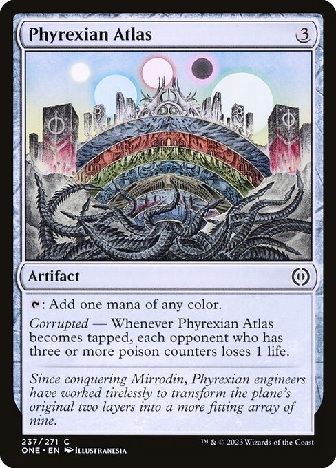 Phyrexian Atlas (237) [Phyrexia: All Will Be One]