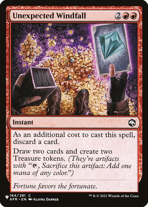 Unexpected Windfall (AFR-164) [The List]