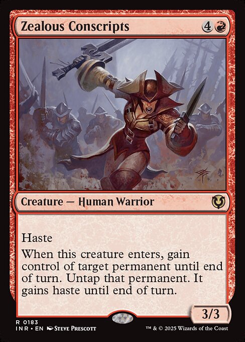 Zealous Conscripts (183) [Innistrad Remastered]
