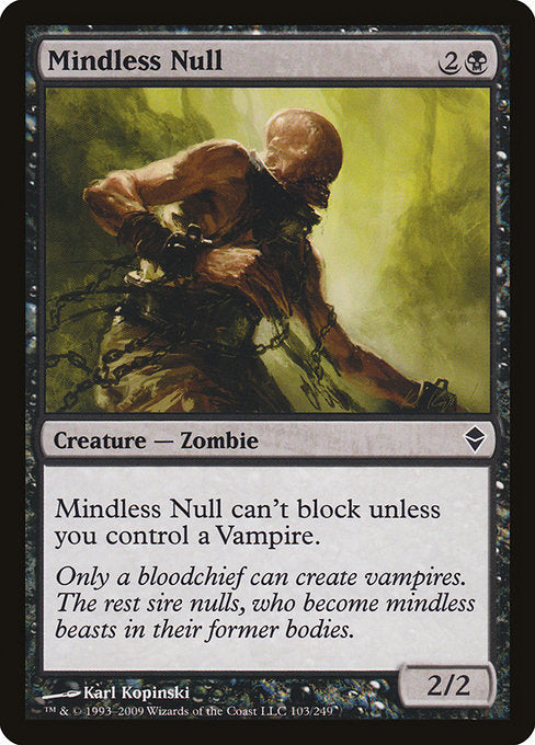 Mindless Null (103) [Zendikar]
